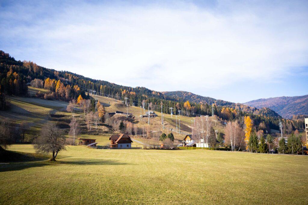 Bild der Aussicht vom Gästehaus/Pension Mayer am Kreischberg