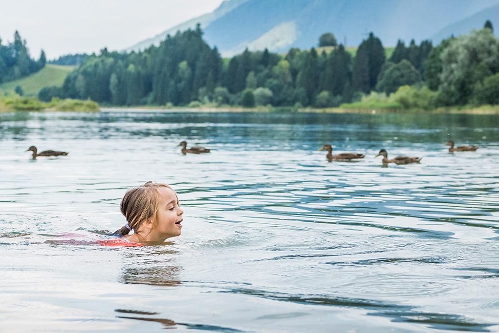 Sommer am Kreischberg, Baden gehen mit der Familie in der Nähe am Kreischberg im Bezirk Murau, Gästehaus/Pension Mayer